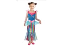 Barbie Havfrue-kostume (Lang kjole og bælte med tyl) - 4-5 år
