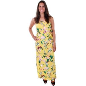 Lange kjoler Vero Moda 10211487 VMSIMPLY EASY SLIM SLIT MAXI DRESS YARROW TRILLE