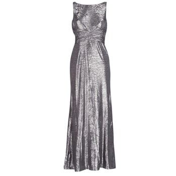 Lange kjoler Lauren Ralph Lauren SLEEVELESS EVENING DRESS GUNMETAL