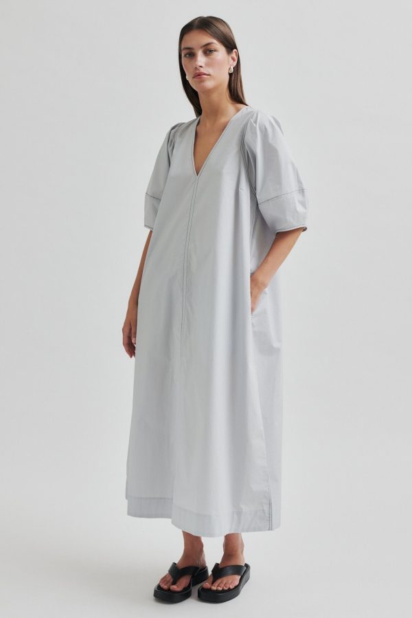 Larkini New lang kjole - Gray Dawn