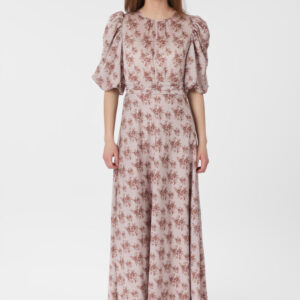 Kikka Wild Rose lang kjole - Dusty Rose