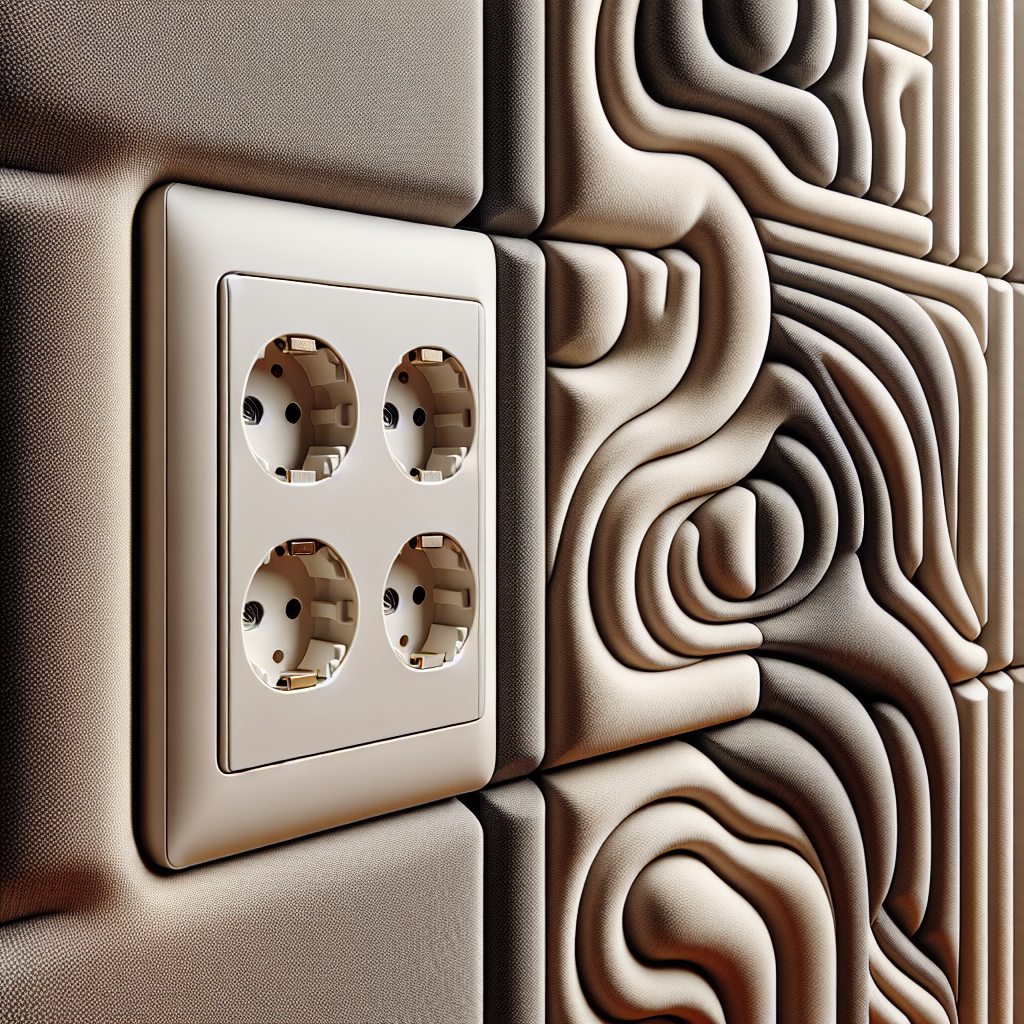 Inspiration: Integrer stikkontakter elegant i dine akustikpaneler